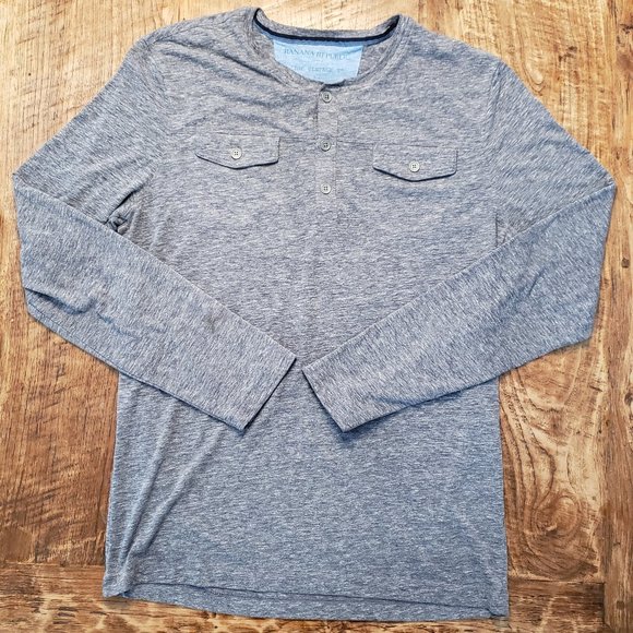 Banana Republic Other - Banana Republic - Men's - The Vintage T - Long Sleeve - Blue Gray - Size L